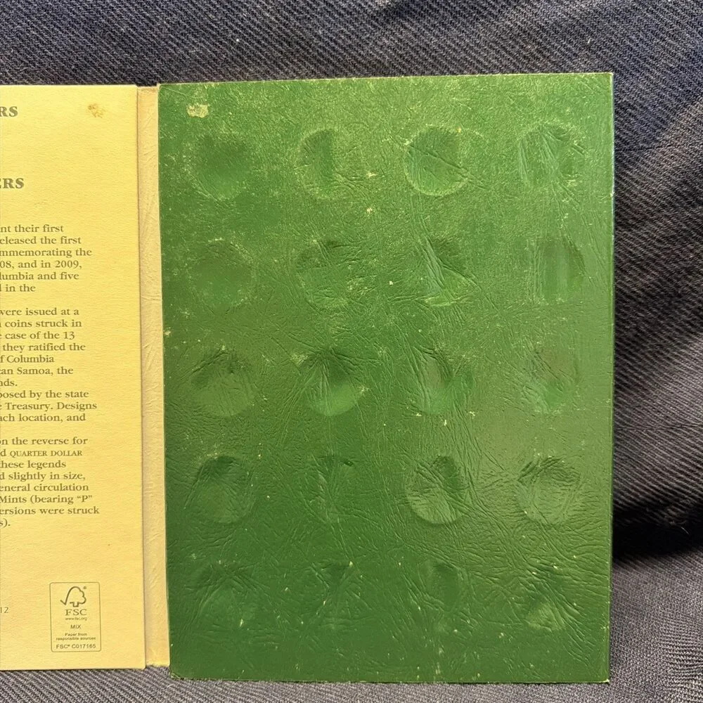 Coin Folder for 1999-2009 State & Territory Quarters LCF3T Album by Littleton